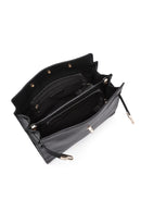 Women's Black Long Strap Classic Leather Shoulder Bag | Derimod Women's Black Long Strap Classic Leather Shoulder Bag | Derimod