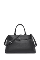 Kadın Siyah Uzun Askılı Klasik Deri Kol Çantası | Derimod Kadın Siyah Uzun Askılı Klasik Deri Kol Çantası | Derimod