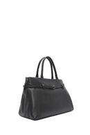 Kadın Siyah Uzun Askılı Klasik Deri Kol Çantası | Derimod Kadın Siyah Uzun Askılı Klasik Deri Kol Çantası | Derimod