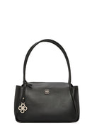 Kadın Siyah Klasik Deri Omuz Çantası | Derimod Kadın Siyah Klasik Deri Omuz Çantası | Derimod