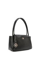 Kadın Siyah Klasik Deri Omuz Çantası | Derimod Kadın Siyah Klasik Deri Omuz Çantası | Derimod