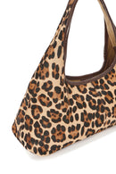 Kadın Leopar Mini Deri Kol Çantası | Derimod Kadın Leopar Mini Deri Kol Çantası | Derimod