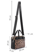 Kadın Leopar Uzun Asklı Kol Çantası | Derimod Kadın Leopar Uzun Asklı Kol Çantası | Derimod