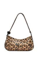 Kadın Leopar Baskılı Mini Omuz Çantası | Derimod Kadın Leopar Baskılı Mini Omuz Çantası | Derimod