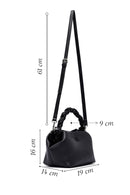 Kadın Siyah Uzun Askılı Mini Kol Çantası | Derimod Kadın Siyah Uzun Askılı Mini Kol Çantası | Derimod
