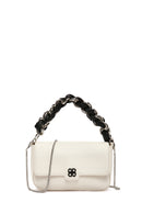 Kadın Beyaz Uzun Zincir Askılı Mini Kol Çantası | Derimod Kadın Beyaz Uzun Zincir Askılı Mini Kol Çantası | Derimod