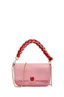 Women's Pink Long Chain Strap Mini Handbag | Derimod Women's Pink Long Chain Strap Mini Handbag | Derimod