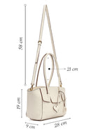 Women's White Long Strap Shoulder Bag | Derimod Women's White Long Strap Shoulder Bag | Derimod