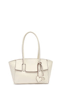 Women's White Long Strap Shoulder Bag | Derimod Women's White Long Strap Shoulder Bag | Derimod