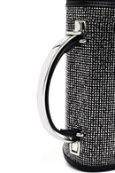 Kadın Siyah Uzun Askılı Taşlı Mini Kol Çantası | Derimod Kadın Siyah Uzun Askılı Taşlı Mini Kol Çantası | Derimod