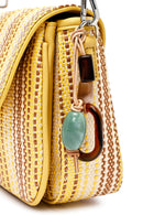 Women's Yellow Long Strap Crossbody Bag | Derimod Women's Yellow Long Strap Crossbody Bag | Derimod