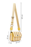 Women's Yellow Long Strap Crossbody Bag | Derimod Women's Yellow Long Strap Crossbody Bag | Derimod