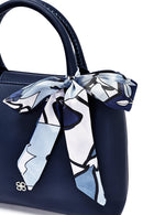 Kadın Lacivert Uzun Askılı Kol Çantası | Derimod Kadın Lacivert Uzun Askılı Kol Çantası | Derimod