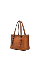 Women's Brown Long Strap Classic Handbag | Derimod Women's Brown Long Strap Classic Handbag | Derimod