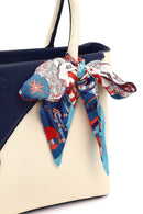 Kadın Lacivert Uzun Askılı Aksesuarlı Kol Çantası | Derimod Kadın Lacivert Uzun Askılı Aksesuarlı Kol Çantası | Derimod