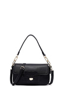 Kadın Siyah Uzun Askılı Omuz Çantası | Derimod Kadın Siyah Uzun Askılı Omuz Çantası | Derimod