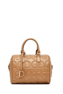 Kadın Kahverengi Uzun Askılı Baskılı Kol Çantası | Derimod Kadın Kahverengi Uzun Askılı Baskılı Kol Çantası | Derimod