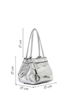 Kadın Gümüş Mini Abiye Kol Çantası | Derimod Kadın Gümüş Mini Abiye Kol Çantası | Derimod