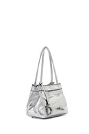 Women's Silver Mini Evening Handbag | Derimod Women's Silver Mini Evening Handbag | Derimod