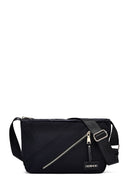 Kadın Siyah Kumaş Çapraz Çanta | Derimod Kadın Siyah Kumaş Çapraz Çanta | Derimod