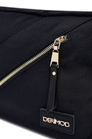 Kadın Siyah Kumaş Çapraz Çanta | Derimod Kadın Siyah Kumaş Çapraz Çanta | Derimod