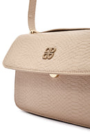 Kadın Bej Baskılı Uzun Askılı Çapraz Çanta | Derimod Kadın Bej Baskılı Uzun Askılı Çapraz Çanta | Derimod