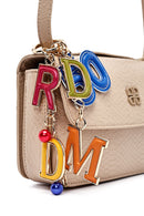 Kadın Bej Baskılı Uzun Askılı Çapraz Çanta | Derimod Kadın Bej Baskılı Uzun Askılı Çapraz Çanta | Derimod