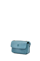 Kadın Mavi Baskılı Uzun Askılı Çapraz Çanta | Derimod Kadın Mavi Baskılı Uzun Askılı Çapraz Çanta | Derimod