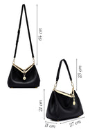 Women's Black Long Strap Shoulder Bag | Derimod Women's Black Long Strap Shoulder Bag | Derimod