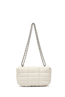 Women's Cream Long Strap Quilted Mini Crossbody Bag | Derimod Women's Cream Long Strap Quilted Mini Crossbody Bag | Derimod