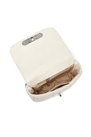 Women's Cream Long Strap Quilted Mini Crossbody Bag | Derimod Women's Cream Long Strap Quilted Mini Crossbody Bag | Derimod