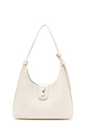 Women's Cream Classic Shoulder Bag | Derimod Women's Cream Classic Shoulder Bag | Derimod
