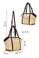 Kadın Bej Uzun Askılı Hasır Kol Çantası | Derimod Kadın Bej Uzun Askılı Hasır Kol Çantası | Derimod