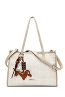 Kadın Bej Uzun Askılı Omuz Çantası | Derimod Kadın Bej Uzun Askılı Omuz Çantası | Derimod