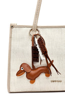 Kadın Bej Uzun Askılı Omuz Çantası | Derimod Kadın Bej Uzun Askılı Omuz Çantası | Derimod