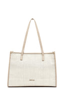 Kadın Bej Uzun Askılı Omuz Çantası | Derimod Kadın Bej Uzun Askılı Omuz Çantası | Derimod