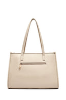 Kadın Bej Uzun Askılı Omuz Çantası | Derimod Kadın Bej Uzun Askılı Omuz Çantası | Derimod