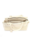 Women's Cream Long Strap Patterned Shoulder Bag | Derimod Women's Cream Long Strap Patterned Shoulder Bag | Derimod