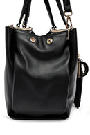 Kadın Siyah Uzun Askılı Kol Çantası | Derimod Kadın Siyah Uzun Askılı Kol Çantası | Derimod