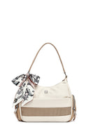 Women's Cream Long Strap Shoulder Bag | Derimod Women's Cream Long Strap Shoulder Bag | Derimod