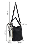 Kadın Siyah Uzun Askılı Klasik Omuz Çantası | Derimod Kadın Siyah Uzun Askılı Klasik Omuz Çantası | Derimod