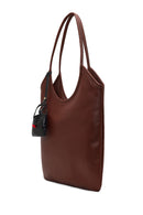 Kadın Kahverengi Aksesuar Detaylı Omuz Çantası | Derimod Kadın Kahverengi Aksesuar Detaylı Omuz Çantası | Derimod