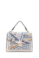 Women's Multi-Colored Printed Long Strap Shoulder Bag | Derimod Women's Multi-Colored Printed Long Strap Shoulder Bag | Derimod