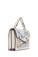 Women's Multi-Colored Printed Long Strap Shoulder Bag | Derimod Women's Multi-Colored Printed Long Strap Shoulder Bag | Derimod