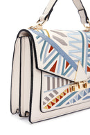 Women's Multi-Colored Printed Long Strap Shoulder Bag | Derimod Women's Multi-Colored Printed Long Strap Shoulder Bag | Derimod