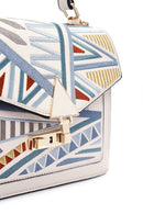 Women's Multi-Colored Printed Long Strap Shoulder Bag | Derimod Women's Multi-Colored Printed Long Strap Shoulder Bag | Derimod