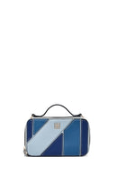 Women's Navy Blue Long Strap Classic Crossbody Bag | Derimod Women's Navy Blue Long Strap Classic Crossbody Bag | Derimod
