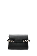 Women's Black Long Strap Classic Crossbody Bag | Derimod Women's Black Long Strap Classic Crossbody Bag | Derimod