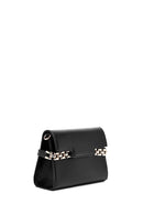 Women's Black Long Strap Classic Crossbody Bag | Derimod Women's Black Long Strap Classic Crossbody Bag | Derimod
