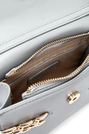 Women's Grey Long Strap Classic Crossbody Bag | Derimod Women's Grey Long Strap Classic Crossbody Bag | Derimod